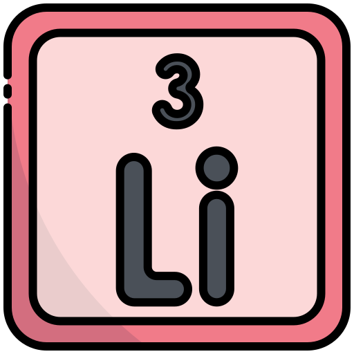 リチウム Generic Outline Color icon