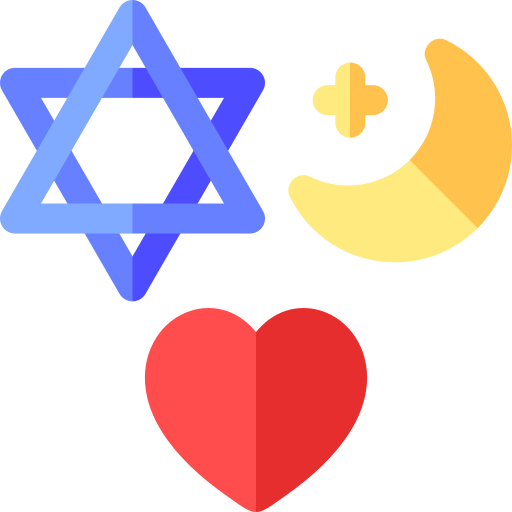 religioso Basic Rounded Flat icono
