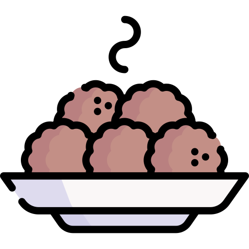 Meatballs Special Lineal color icon