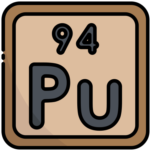 plutonio Generic Outline Color icono