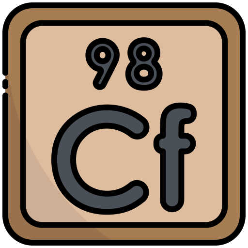 カリホルニウム Generic Outline Color icon
