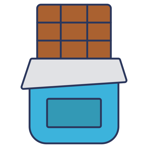 Chocolate Dinosoft Lineal Color icon