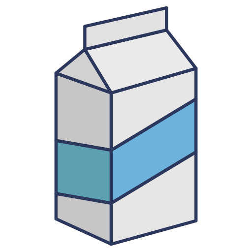 牛乳 Dinosoft Lineal Color icon