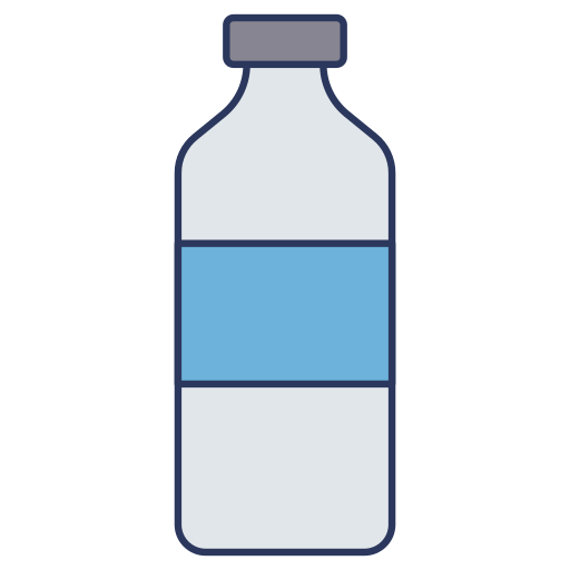 Water bottle Dinosoft Lineal Color icon