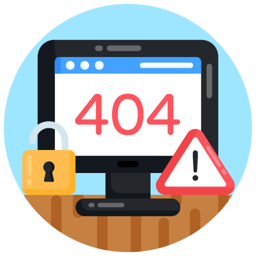 오류 404 Generic Circular icon