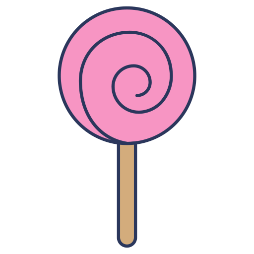 사탕 과자 Dinosoft Lineal Color icon