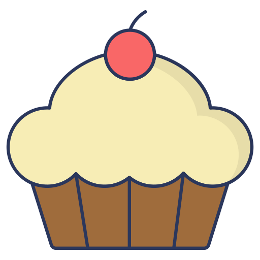 Muffin Dinosoft Lineal Color icon