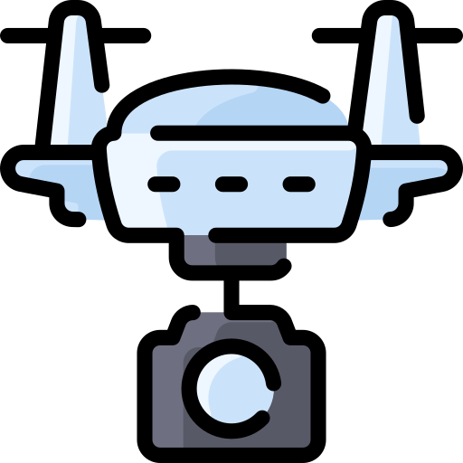Drone Vitaliy Gorbachev Lineal Color icon