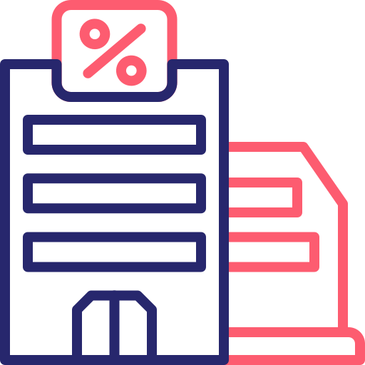 Tax office Generic Outline Color icon