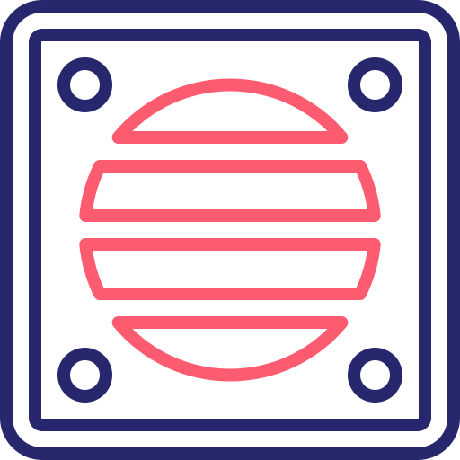 통풍 Generic Outline Color icon