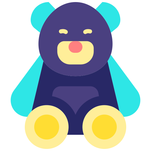 teddybär Good Ware Flat icon