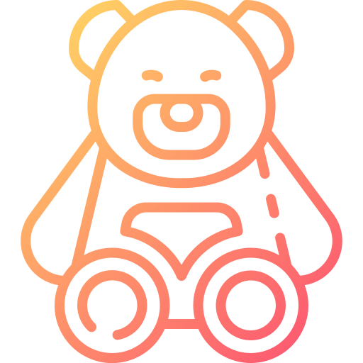 Teddy bear Good Ware Gradient icon