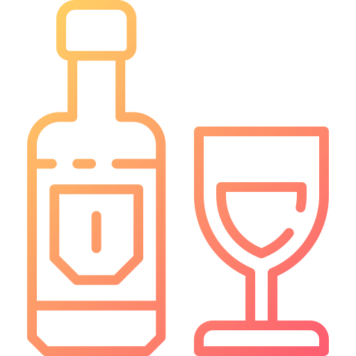 botella de vino Good Ware Gradient icono
