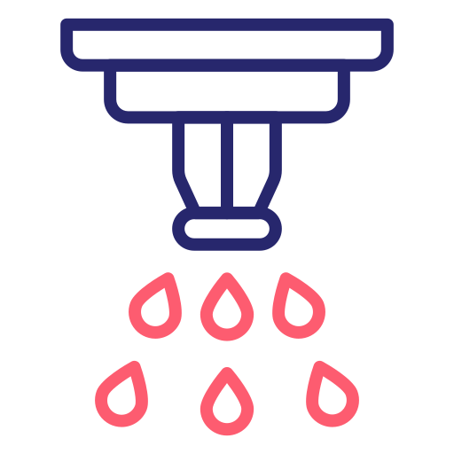 Sprinkler Generic Outline Color icon