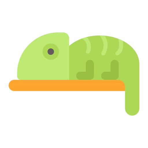 Chameleon Good Ware Flat icon