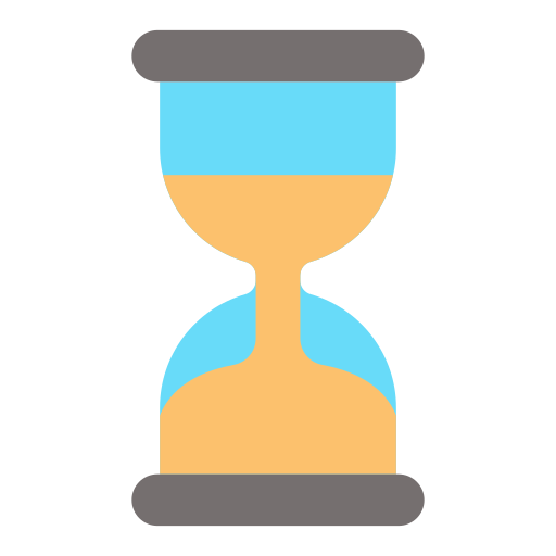 Hourglass Good Ware Flat icon