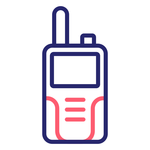 talkie walkie Generic Outline Color Icône