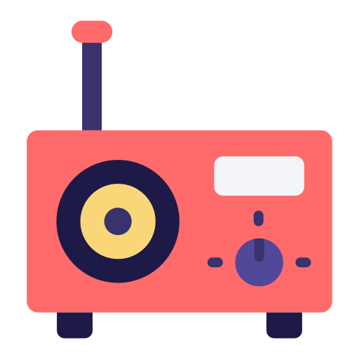 라디오 Good Ware Flat icon