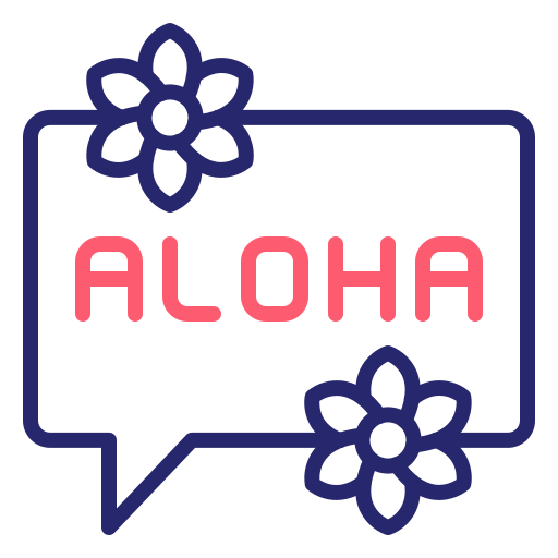 aloha Generic Outline Color Ícone