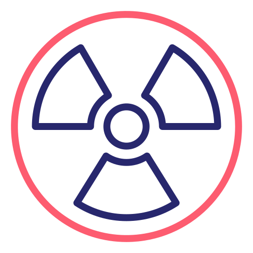 Radiation Generic Outline Color icon