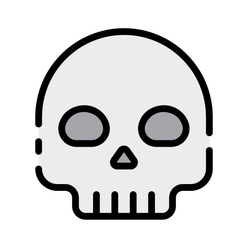 Skull Good Ware Lineal Color icon