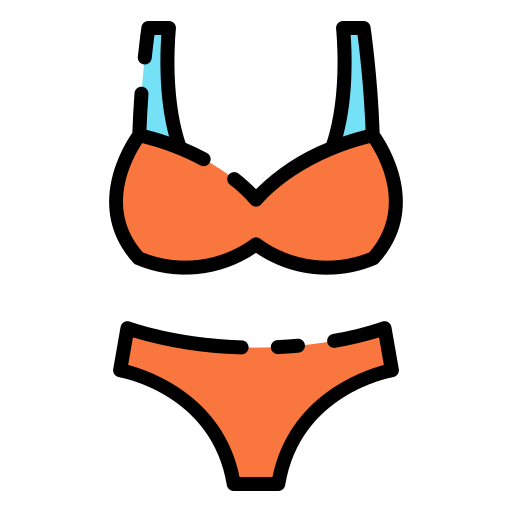 bikini Good Ware Lineal Color icon