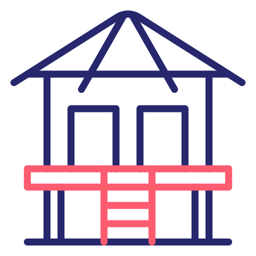 Pavilion Generic Outline Color icon