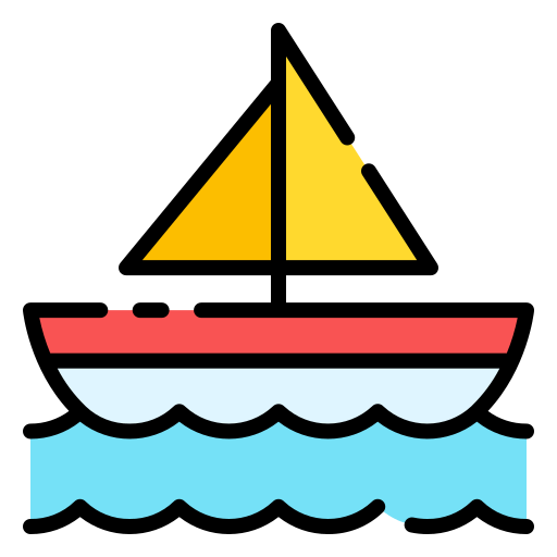 Boat Good Ware Lineal Color icon