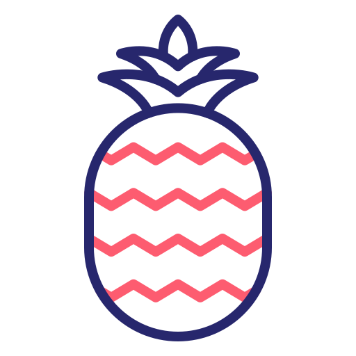 파인애플 Generic Outline Color icon