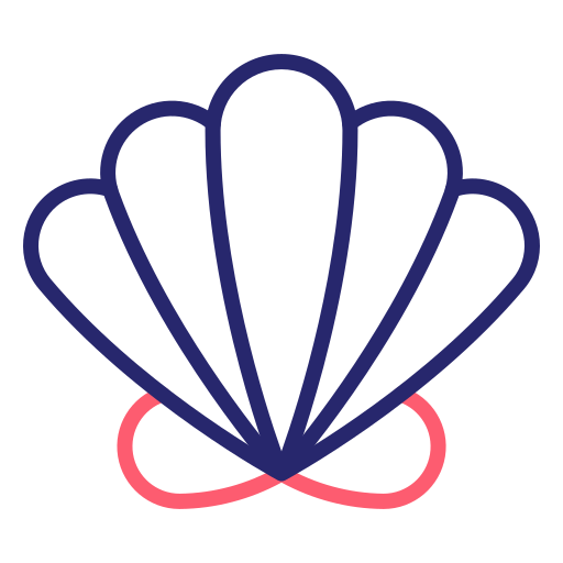 concha Generic Outline Color icono