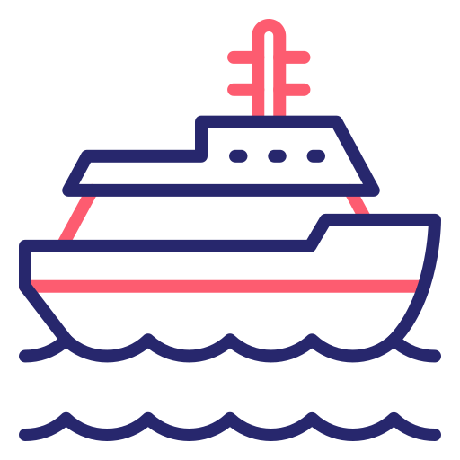 schip Generic Outline Color icoon