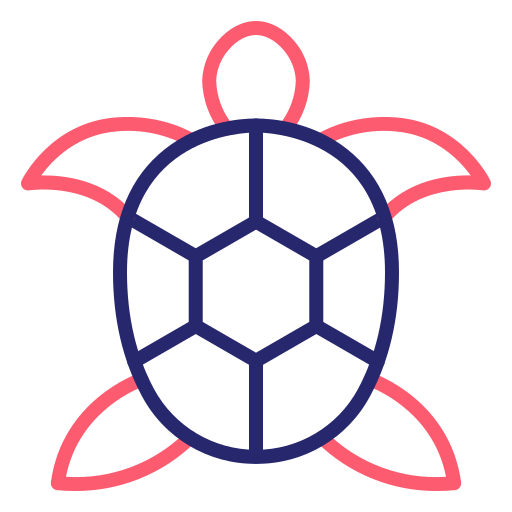 tartaruga Generic Outline Color icona