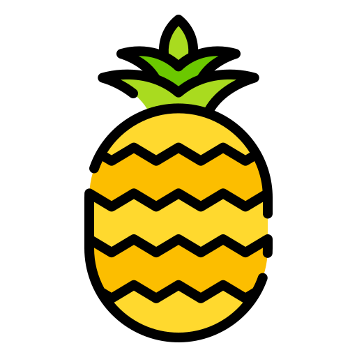 ananas Good Ware Lineal Color ikona