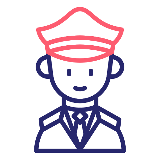 警官 Generic Outline Color icon