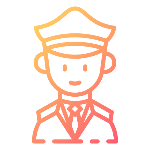 politieagent Good Ware Gradient icoon