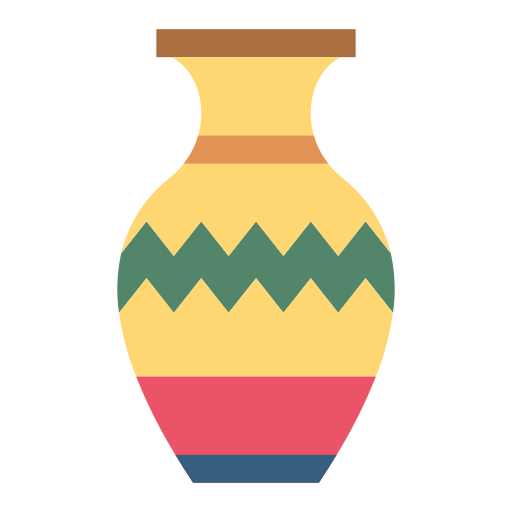 Vase Good Ware Flat icon