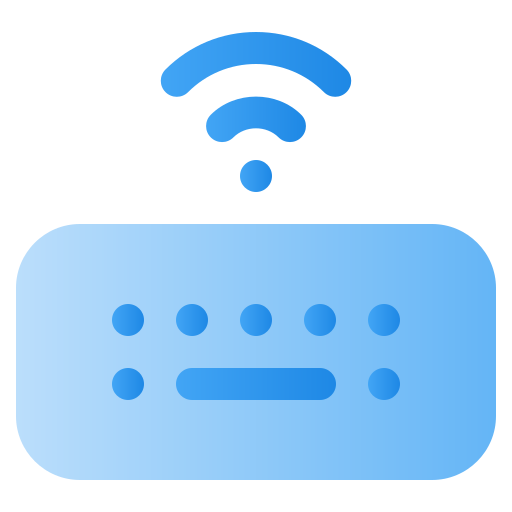 Wireless keyboard Generic Flat Gradient icon