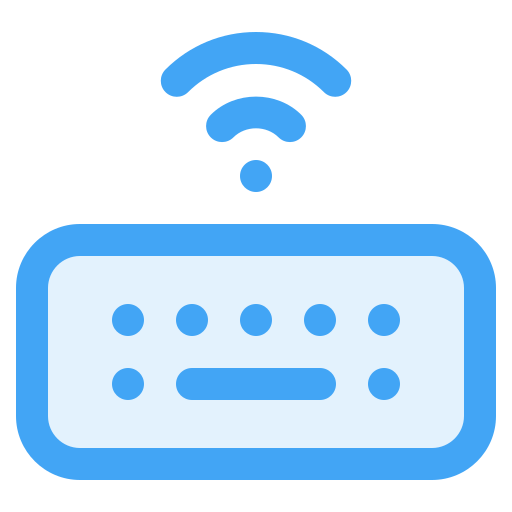 ワイヤレスキーボード Generic Blue icon