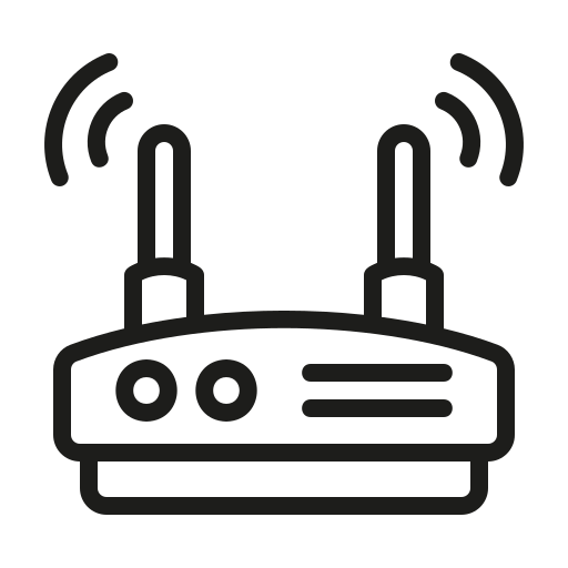 無線ルーター Generic Detailed Outline icon