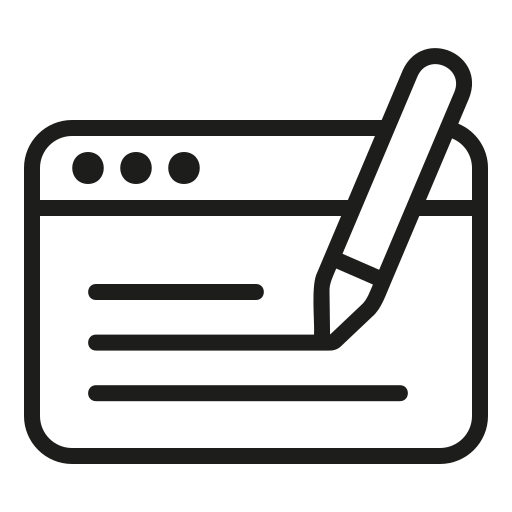 Copywriting Generic Detailed Outline icon