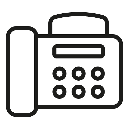 fax Generic Detailed Outline icono
