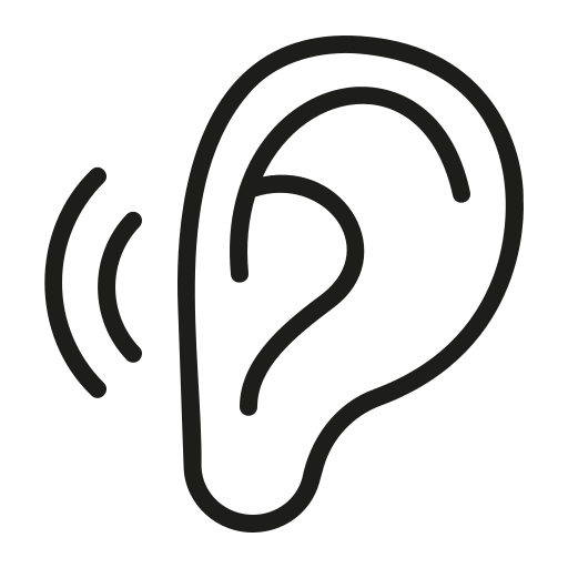 Ear Generic Detailed Outline icon