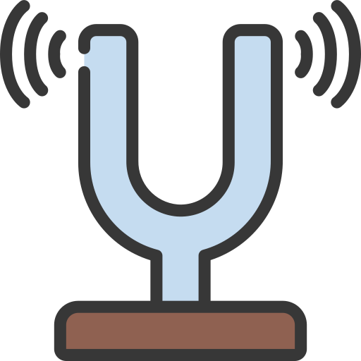 Tuning fork Juicy Fish Soft-fill icon