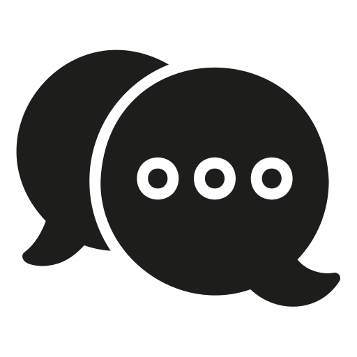 burbuja de diálogo Generic Glyph icono