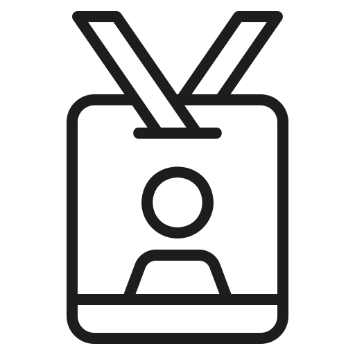 Press card Generic Detailed Outline icon