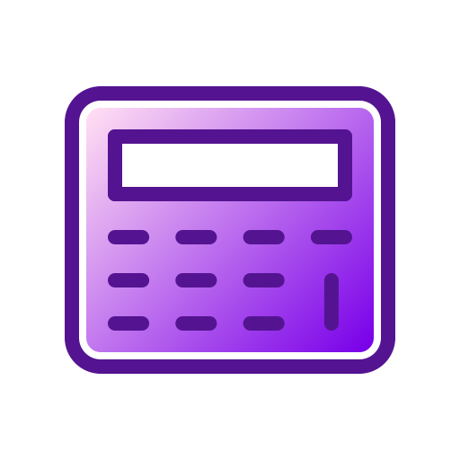 Calculator Generic Lineal Color Gradient icon