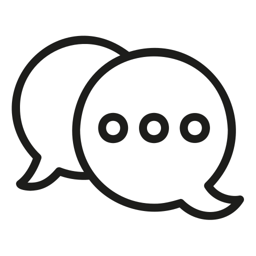 Speech bubble Generic Detailed Outline icon
