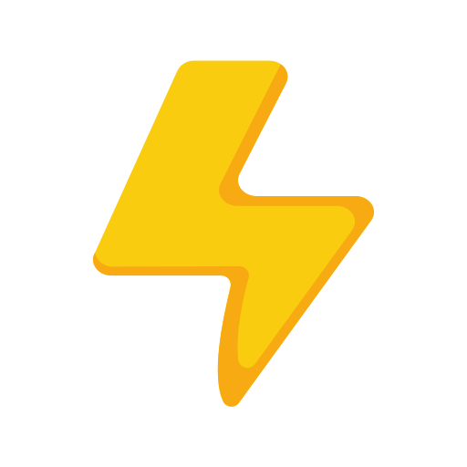 Thunder bolt Generic Flat icon