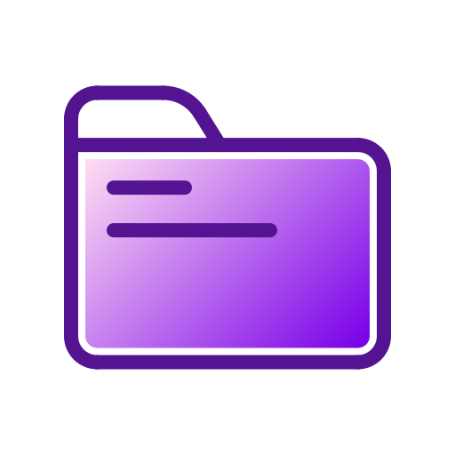 ordner Generic Lineal Color Gradient icon