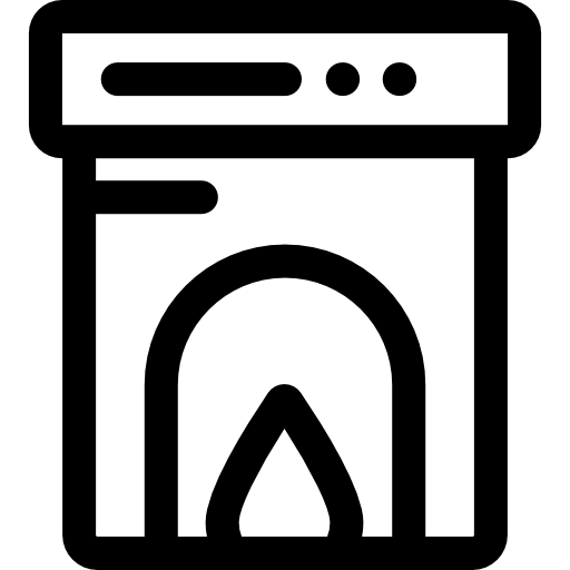 kominek Basic Rounded Lineal ikona